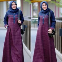 Fashion Muslim Baju Gamis Wanita Terbaru Sabrina Dress