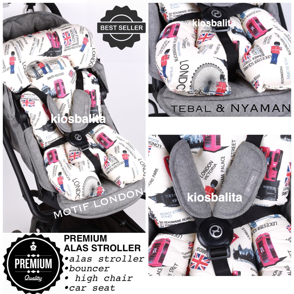 ALAS STROLLER PREMIUM BAYI BISA UNIVERSAL STROLER/ ALAS CAR SEAT BOUNCER ALAS KURSI MAKAN BAYI