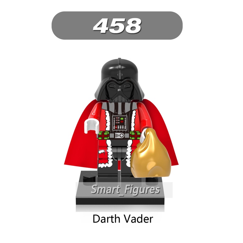 X0140 Mainan Action Figure Minifigures Santa Claus Darth Vader Harley Quin C-3PO Marvel Granny Untuk Hadiah Natal