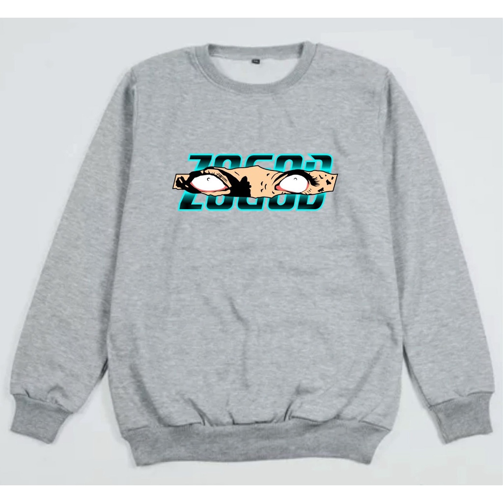 SWEATER CREWNECK ZOGOB PRIA/WANITA FLEECE