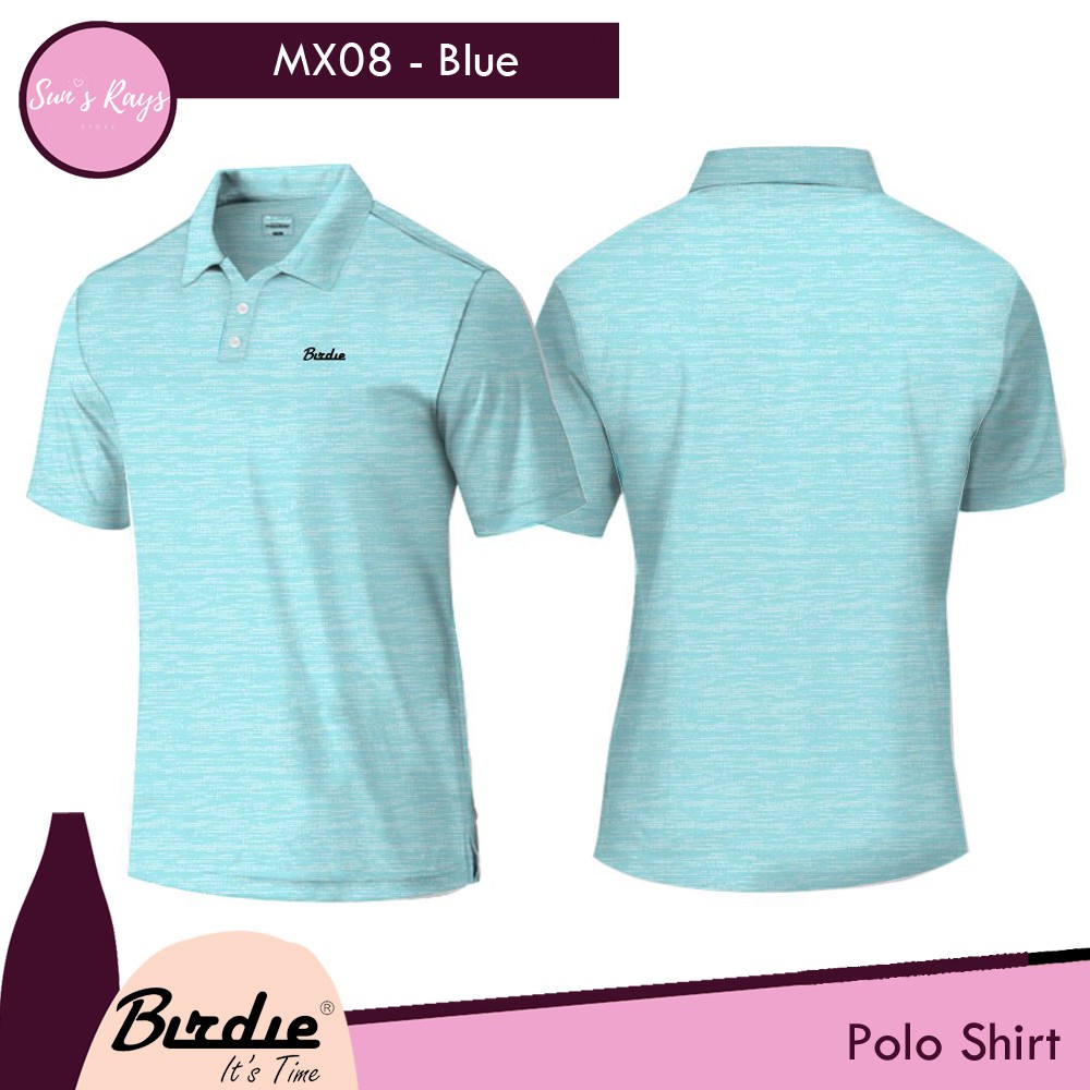 BIRDIE Matrix MX08 Golf Shirt Male Kaos Golf Polo Pria Kaos Olahraga Kaos Atasan Berkerah Polo Shirt