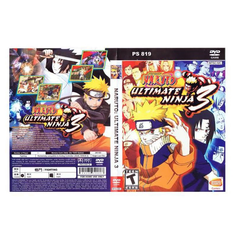 Kaset Ps 2 NARUTO ULTIMATE NINJA 3