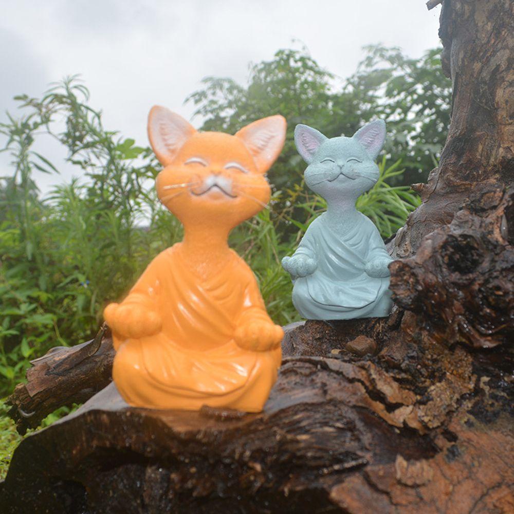 Suyo Patung Kucing Meditasi Untuk Dekorasi Indoor / Outdoor