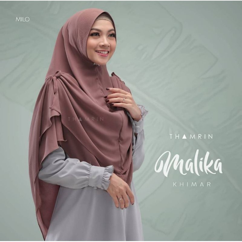 Jilbab Khimar Dua Layer Serut Jilbab Instan Khimar Malika Hijab Cerutti Dua Layer Hijab Original