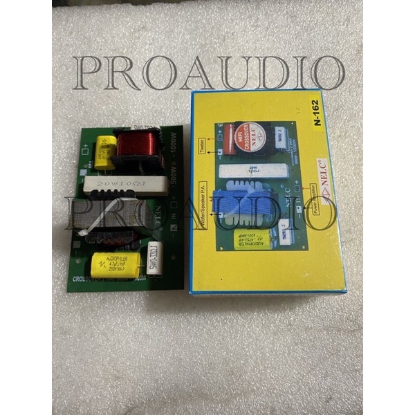 Kit Crossover untuk Speaker Woofer dan Tweeter 500w - 1000w kuning N-162 original