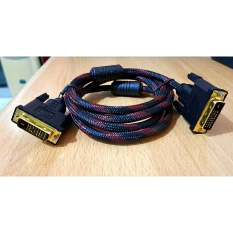 KABEL DVI D 24+1 TO DVI D 24+1 PANJANG 1.5 M / KABEL DVI D 1.5 METER