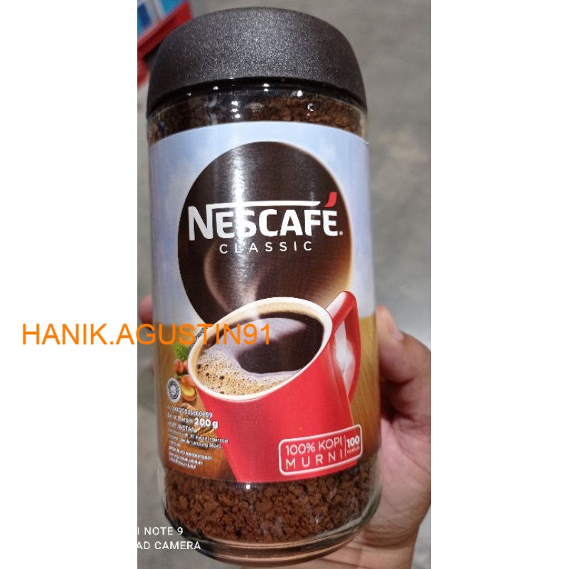 

Nescafe Classic Kopi Instant Kopi Hitam 200gr Jar SS91