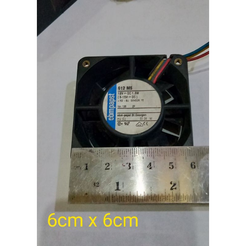 KIPAS POWER AUDIO HIGH SPEED  , FAN HIGH SPEED DC 12V 6CM X 6CM TEBAL 4CM 1,3A