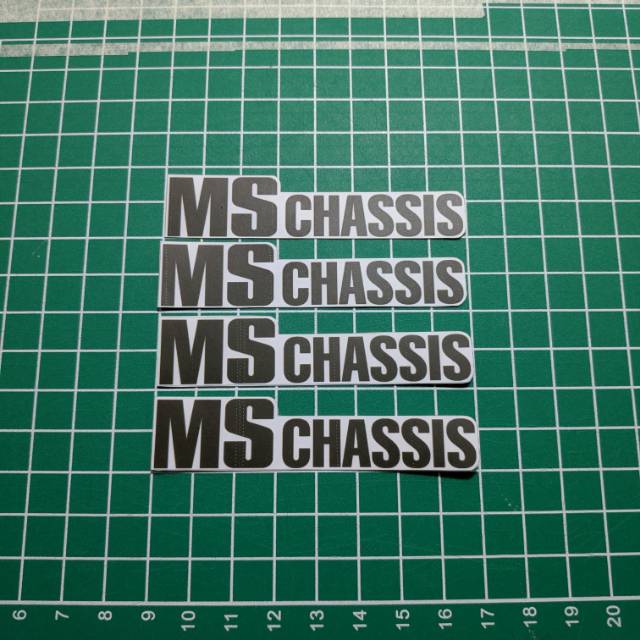 Sticker MS Chassis Tamiya Mini 4wd