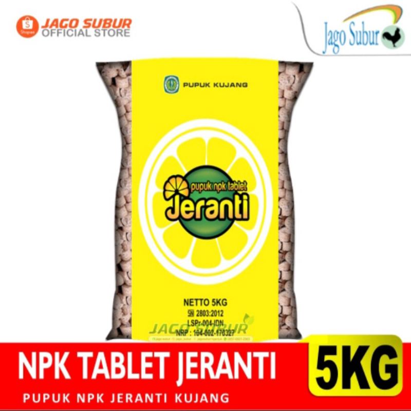 PUPUK NPK TABLET KUJANG 5 KG