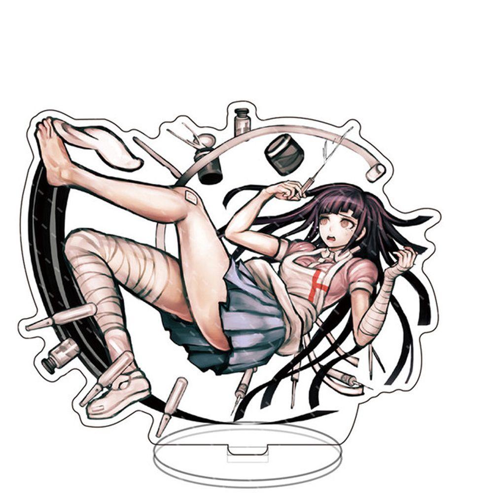 Stand Akrilik Agustina Saihara Shuuichi Tokoh Anime Monokuma Trigger Happy Havoc Nagito Komaeda Oma Kokichi Model Plat