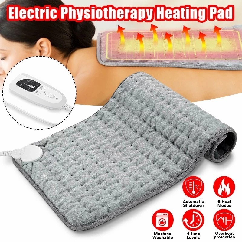 Heating Pad Mat Alas Selimut Bantal Terapi Pemanas Elektrik 60x30cm