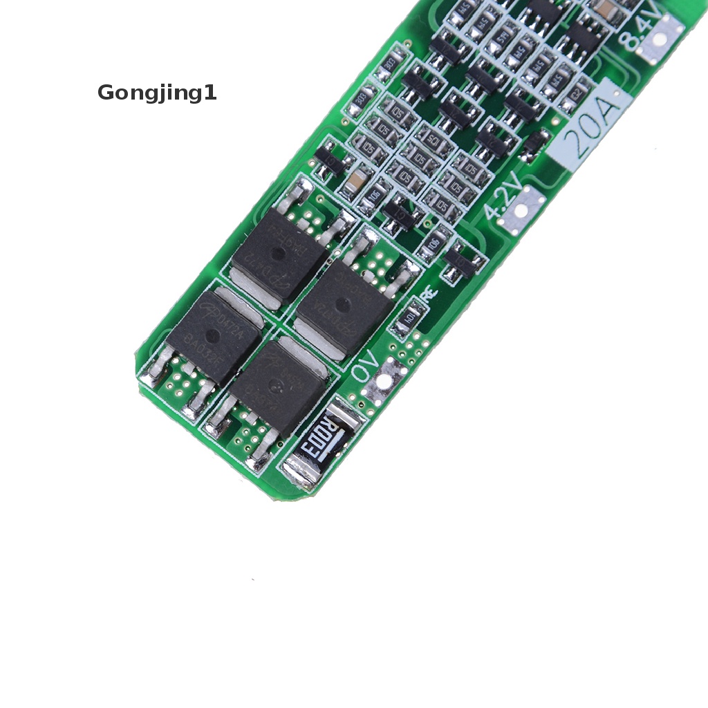 Gongjing1 Papan PCB BMS Pelindung Charger Baterai Lithium Li-ion 18650 3S 20A 12.6V