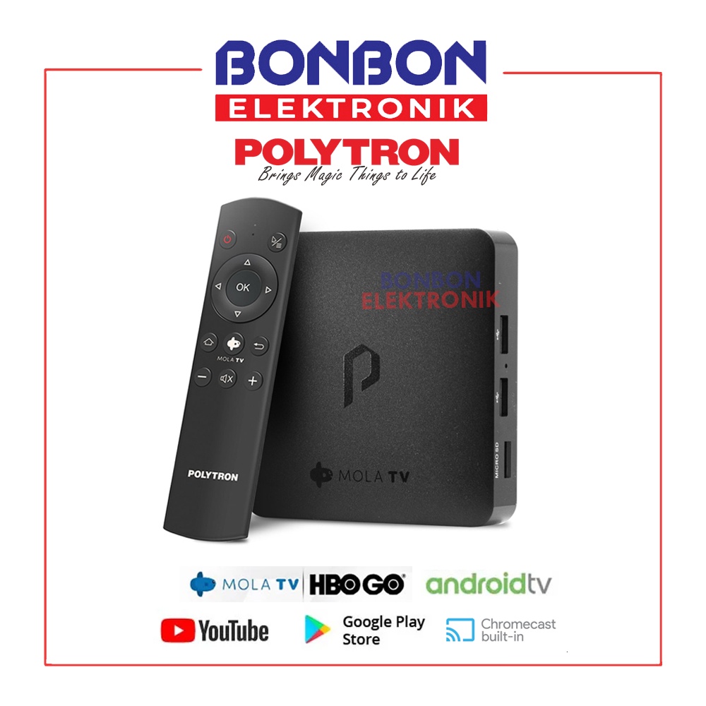 POLYTRON MOLA TV STREAMING DEVICE PDB M11 4K Smart Android Box PDBM11