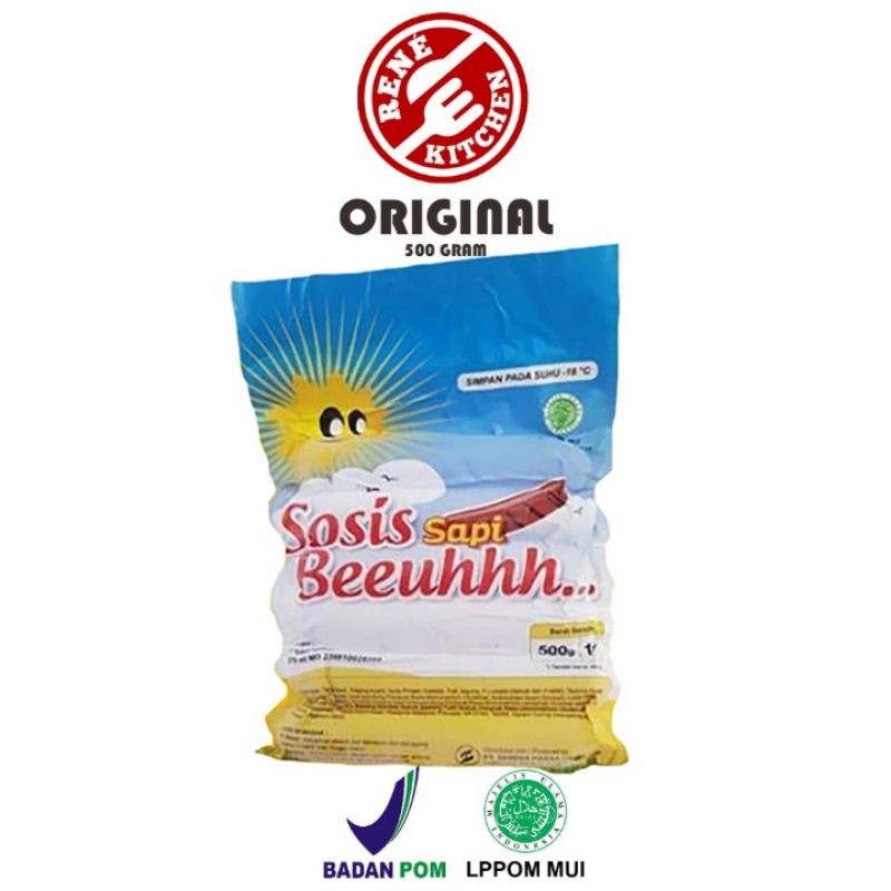 

SOSIS BRATWURST BEEUHHH JUMBO ORIGINAL 500 GRAM (6 PCS)