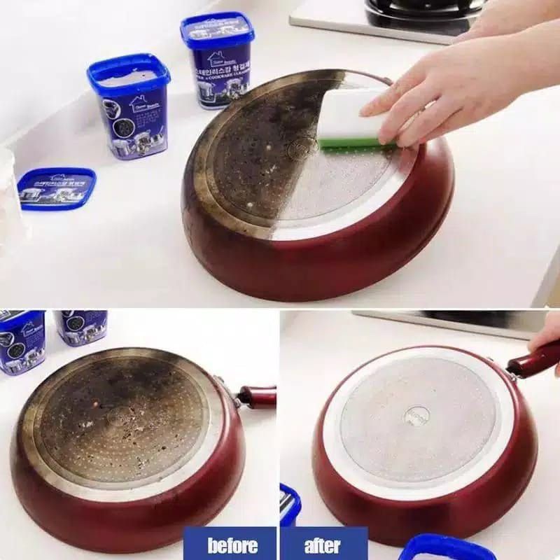 Korean Cleaner Beauty Pembersih Multipungsi Untuk Stainless Stell Kamar Mandi Wc Kerak Panci Wajan Dapur Dan Kompor Noda Gosong Ajaib Ampuh Original