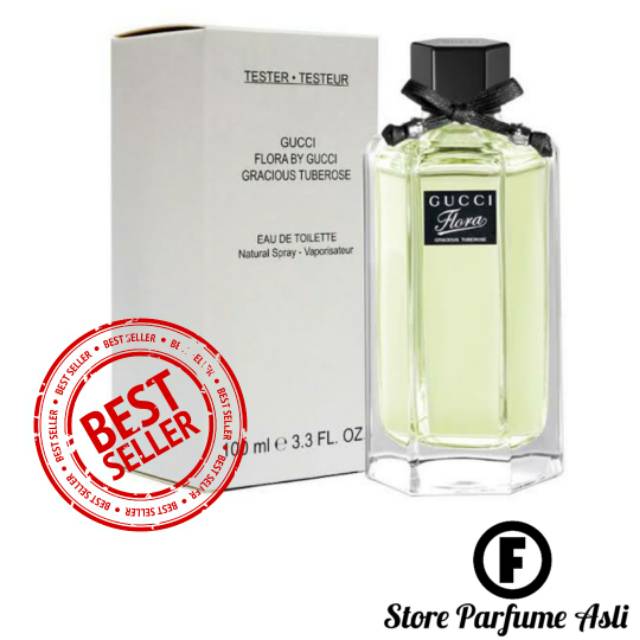 Parfum Original Flora By Gucci Gracious Tuberose Parfum Wanita Edt 100ml [TESTER]