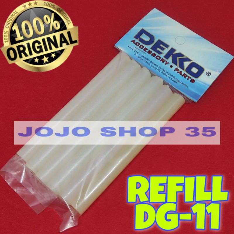 DEKKO LEM TEMBAK BAKAR BESAR DG11 DG-11 DG 11 REFILL GLUE STIK BESAR DEKKO HOT MELT