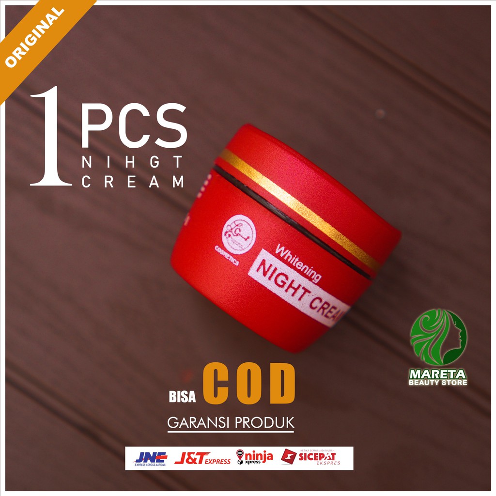 [Promo Kecantikan] Night Cream Wanita Wajah Berjerawat Lc Beauty 100% Original