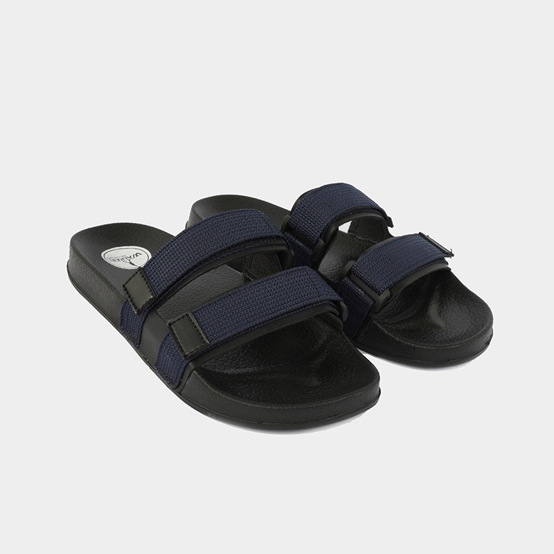 Sandal Slide Pria Sendal weber Cowok Strap Dua Cowo Kekinian Sandal Laki Laki Strap Casual promo cod