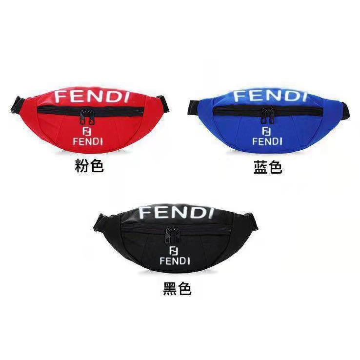 Tas Selempang FNDI Waistbag - FENDI HITAM