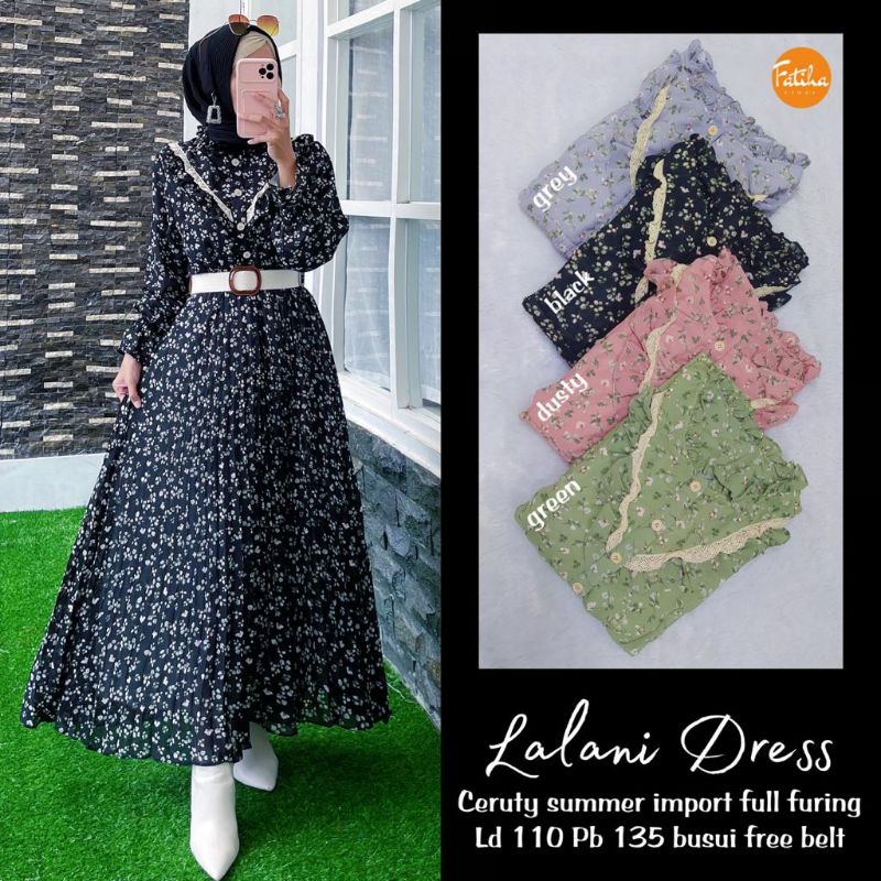 LALANI DRESS FATIHA//GAMIS RAYON KODE 127 FATIHA//ADIFA MAXY #3