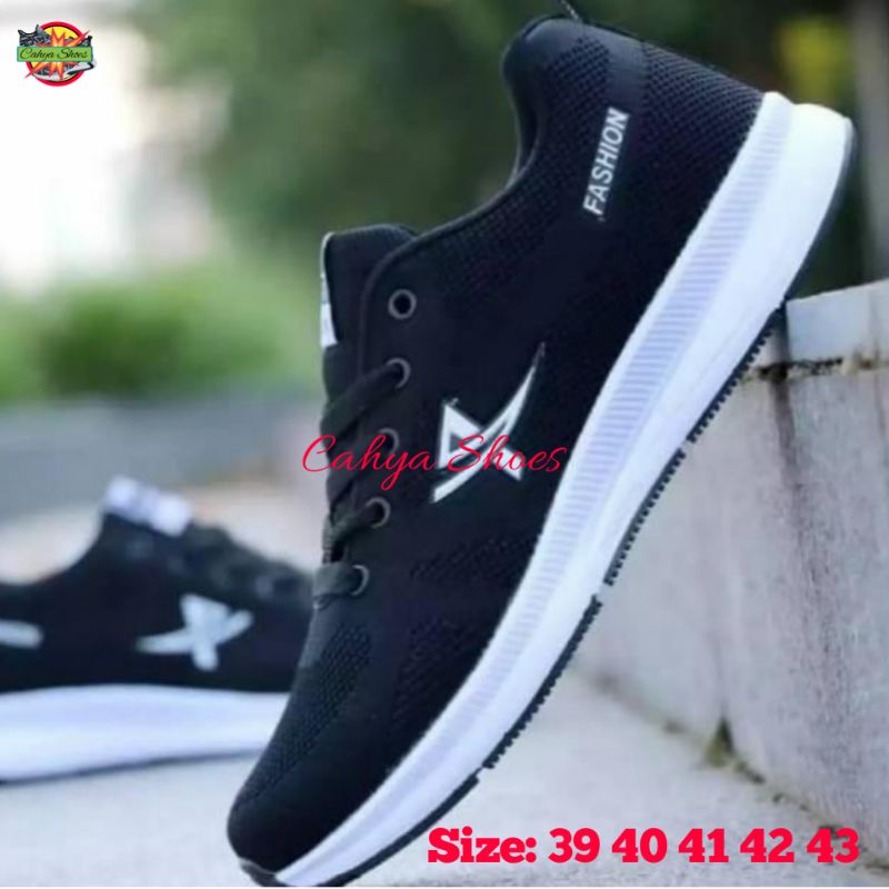 Sepatu Sneakers Casual BMX Pria Wanita Santai Running Jogging Sekolah Kuliah Kerja Gaul Kalem Keren