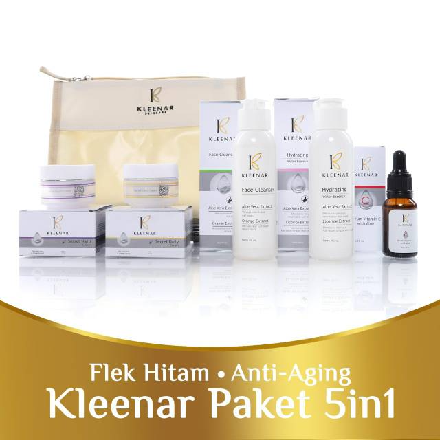 kleenar skincare anti aging dan flek hitam