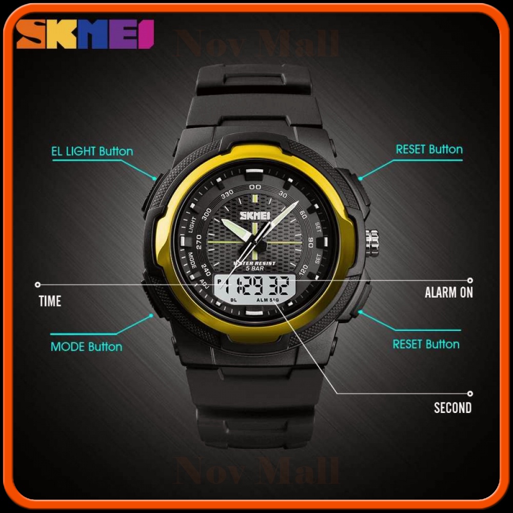 SKMEI Jam Tangan Analog Digital Pria - 1454