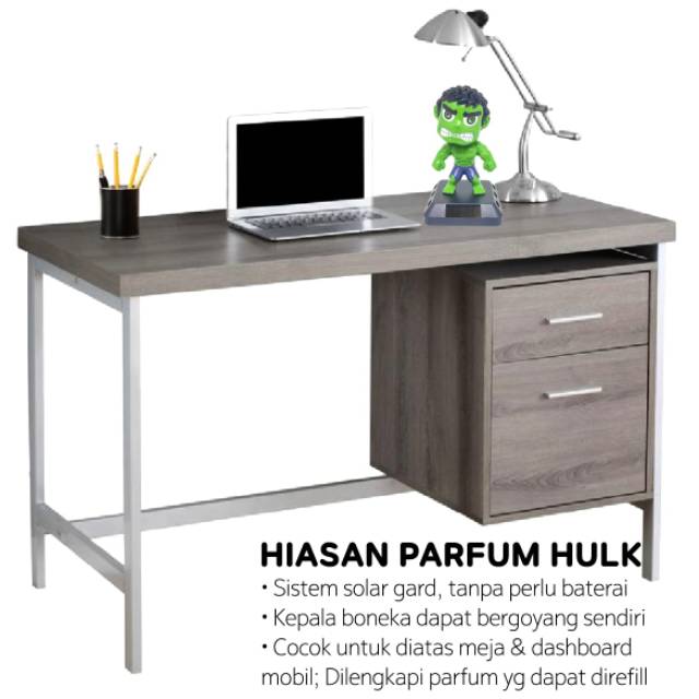 Hiasan Dashboard mobil pajangan ruangan + Bonus parfum Hulk