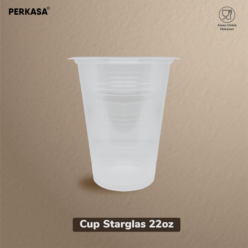 Cup Gelas Plastik 22 oz / Cup Thai Tea Boba / Cup Plastik PP 22 oz Starglas