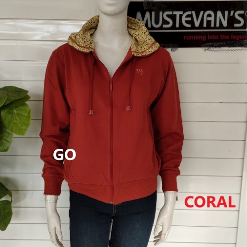 BB MUSTEVANS JAKET WANITA Sweater Polos Katun Jaket Cewek Casual