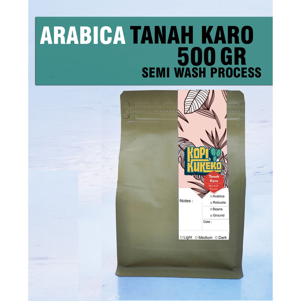 

KOPI ARABICA TANAH KARO I SEMI WASH I KOPI BUBUK / KOPI BIJI 500GR