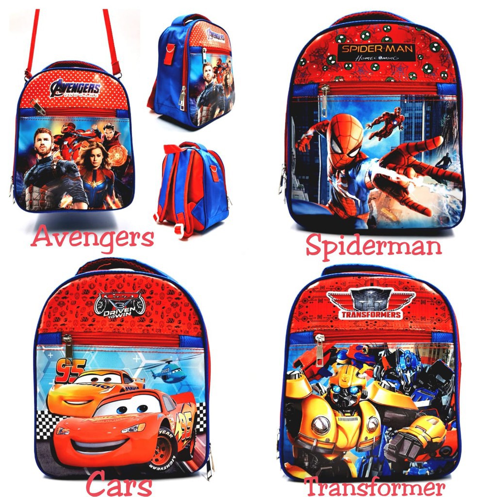 [PA] TAS ANAK PAUD / TK SEKOLAH MURAH 3 IN 1 TAYO IMPORT ANTI AIR WATERPROOF