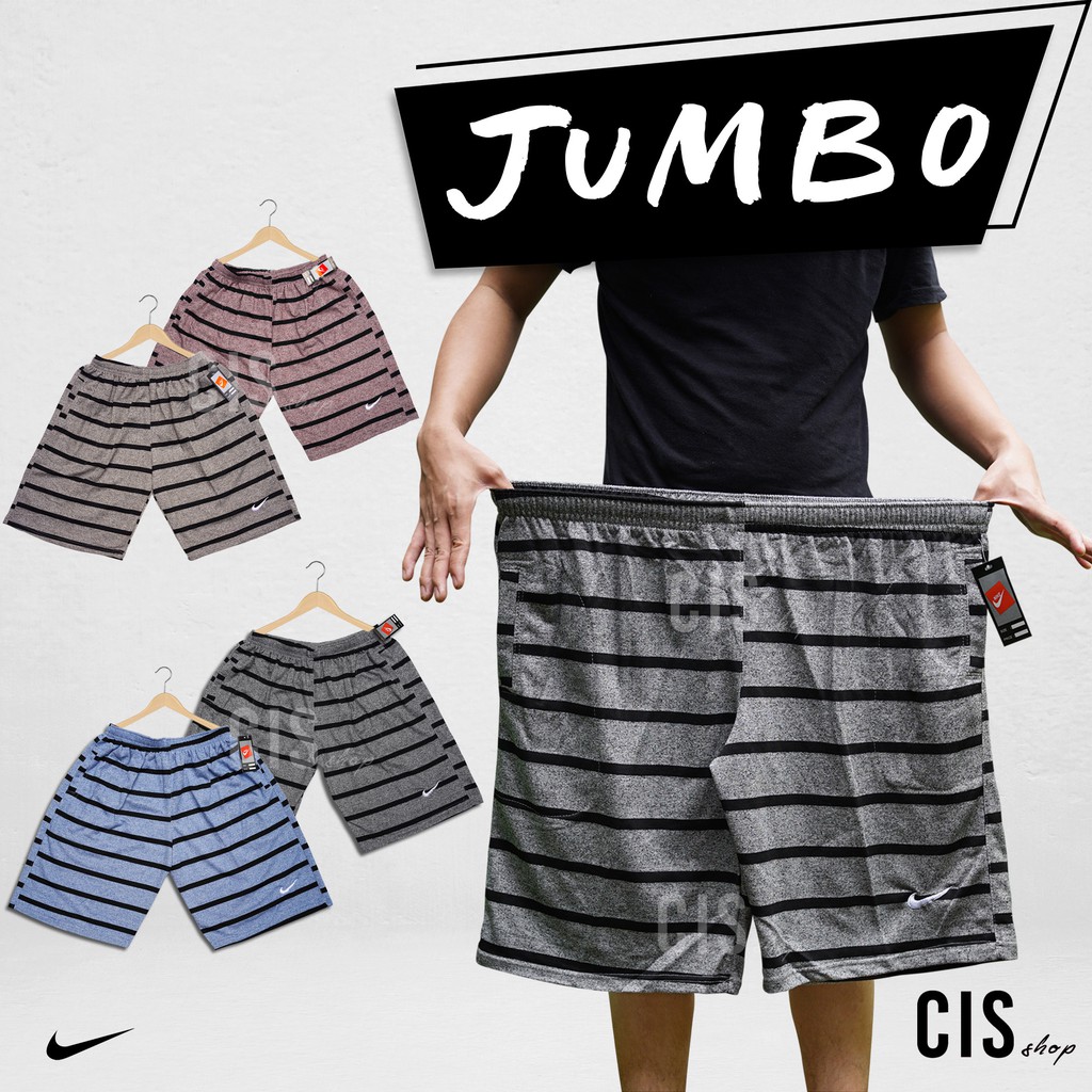  CELANA  PENDEK  JUMBO WANITA  DAN PRIA XXXL XXL XL SALUR  BIG 