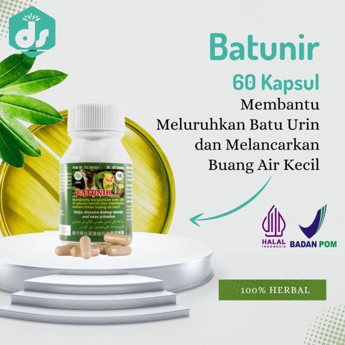 

Discount Obat Herbal BATUNIR 60 Kapsul Meluruhkan Batu Ginjal /OBAT HERBAL ASAM URAT/OBAT HERBAL PELANGSING/OBAT HERBAL KOLESTEROL/OBAT HERBAL DIABETES