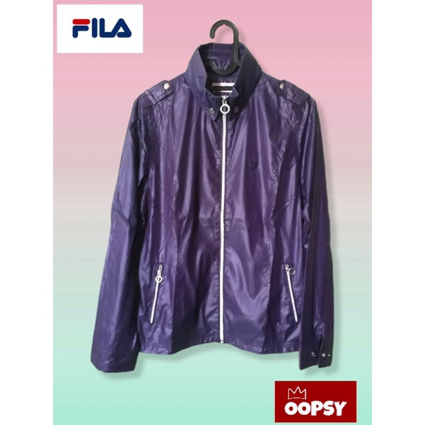 Fila Jaket Fila Jaket Sport Olahraga Outdoor Cewek Wanita Second Thrift Preloved Original