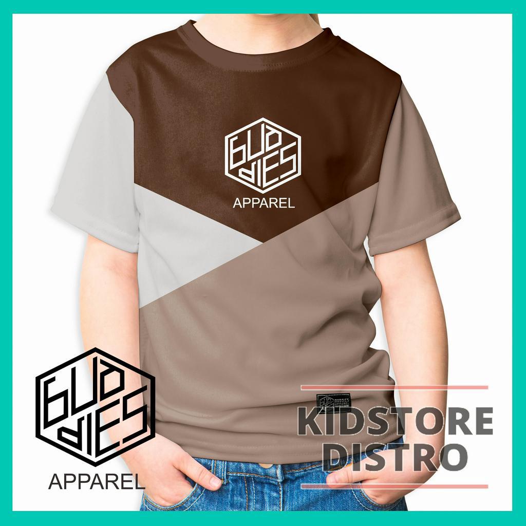 Kaos Anak Distro Laki Laki dan Perempuan Terbaru Motif kombinasi Katun Adem Branded Clothing