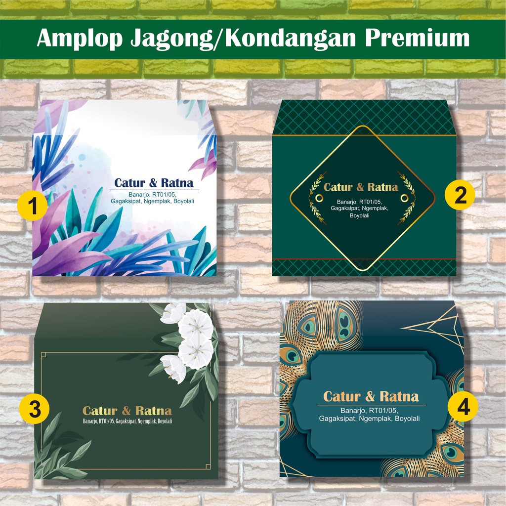 

Amplop Jagong/Kondangan Premium
