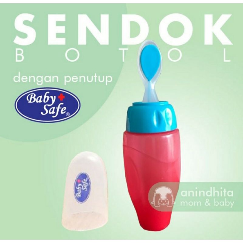 BABYSAFE Bottle Spoon Soft Squeeze | Botol Sendok