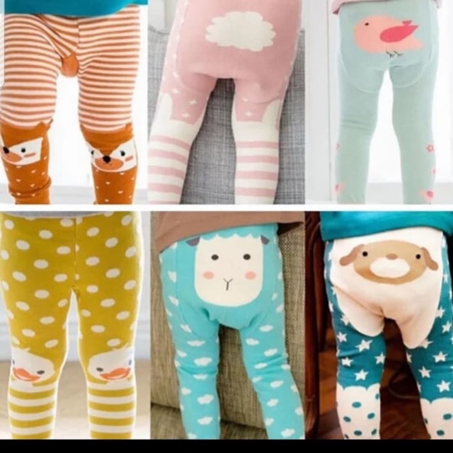 Legging anak karakter import stocking rajut leging ok  good quality