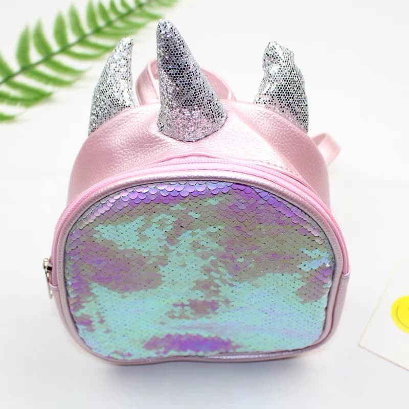 TAS RANSEL BONEKA UNICORN SEQUINS