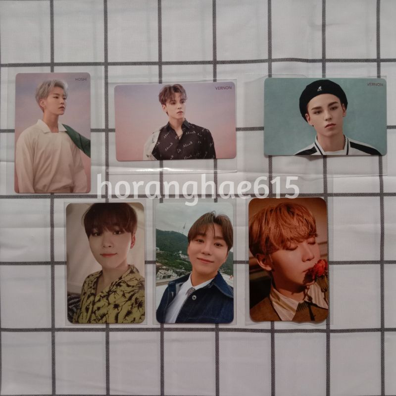 PC PHOTOCARD HMV BENEFIT HENGGARAE ATTACA YC YOUR CHOICE SEVENTEEN FALLIN FLOWER FLFL MINGYU VERNON 