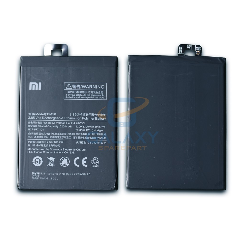 BATRE - BATERE - BATERAI XIAOMI MI MAX 2 / BM50 / BATRE XIAOMI MI MAX 2 / BM-50 ORIGINAL