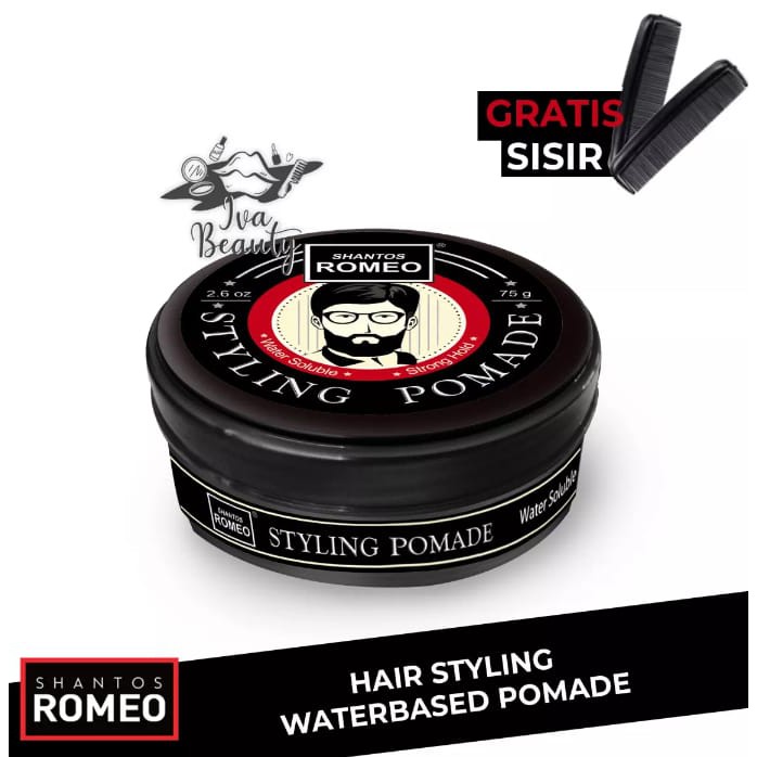 (BISA COD) Shantos Romeo Styling Pomade/wax/gel/cream