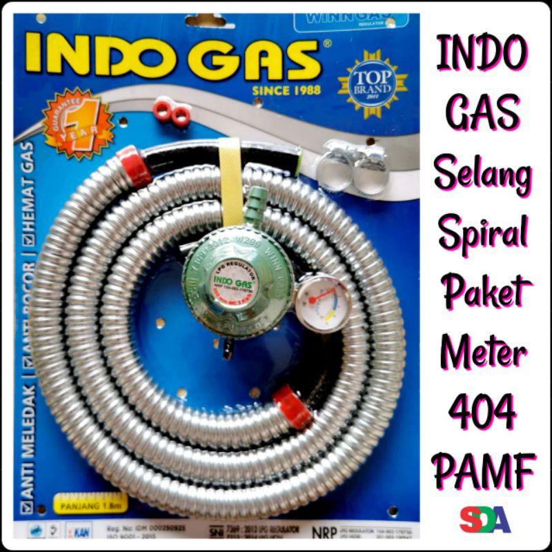 Regulator Paket Meter Indogas 404-PAMF Biasa