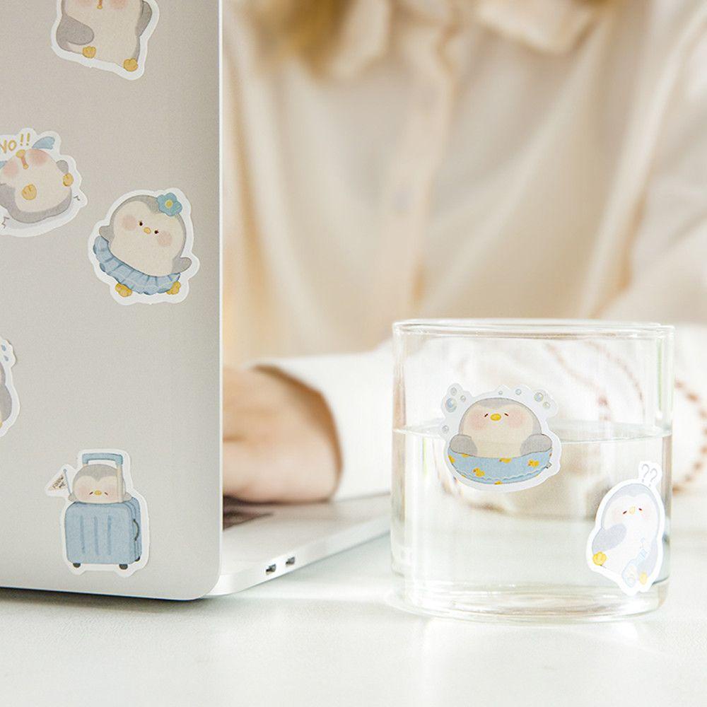 Solighter 45PCS/Box Kawaii House Stiker Jurnal Memo Pads Notes Kalender Perekat Scrapbooking