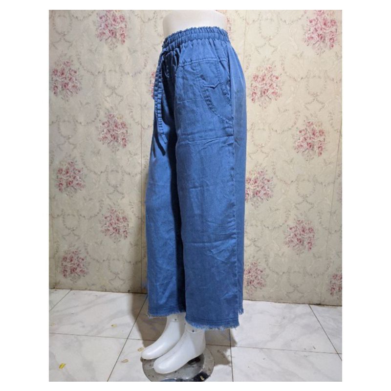 KULOT JEANS RAWIS CELANA KULOT JEANS RAWIS JEANS KULOT RAWIS HIGHTWAIST