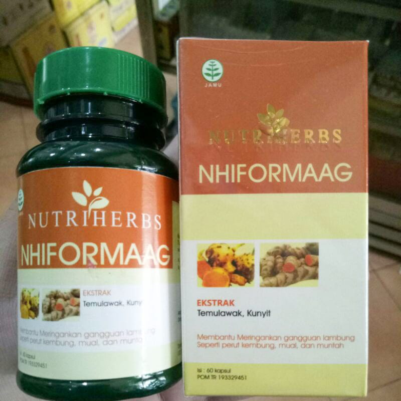 

Nature Maag Griya Herba Premium Quality Ekstrak Temulawak dan Kunyit Isi 60 Kapsul