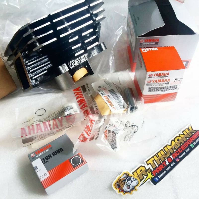 BLOK BLOCK SEHER BORING YP1 YP2 PLUS PISTON KIT SET RXKING RX KING RX K ORIGINAL-YP1+piston kit